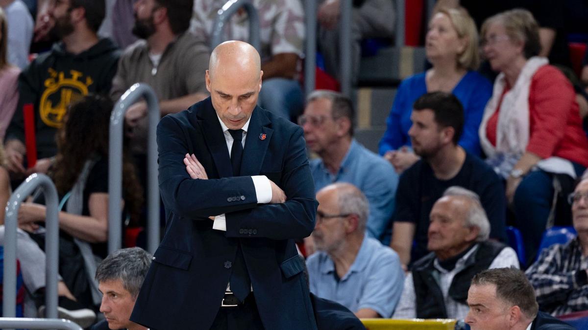 Joan Peñarroya, orgulloso de sus jugadores tras ganar al Mónaco.