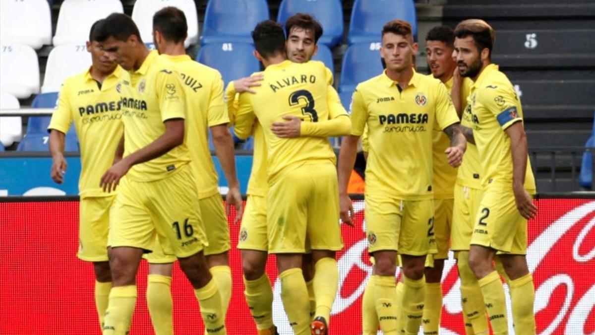 El Villarreal celebró la victoria y su billete europeo