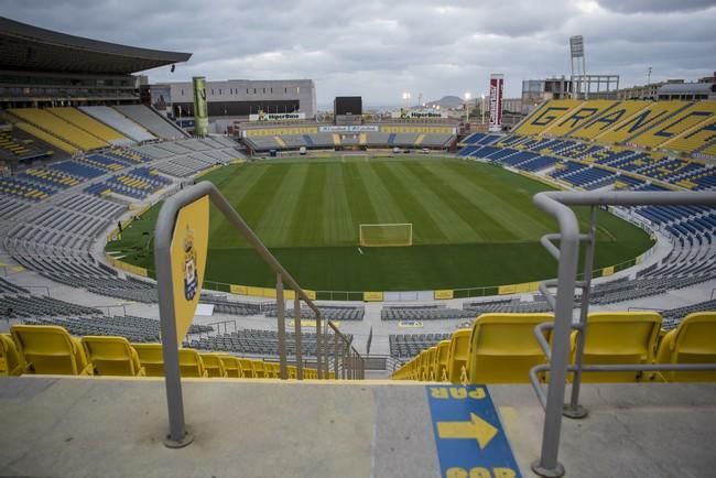 Siguen las obras en el Estadio de Gran Canaria