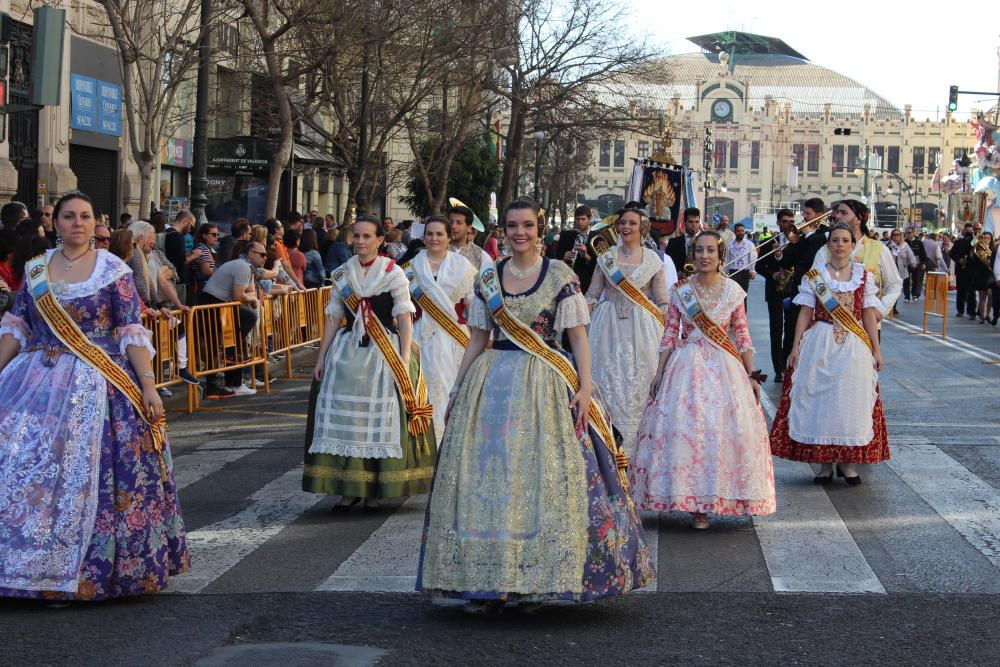 En la falla La Font nos encontramos con Estefanía Mestre, de la corte de 2018...