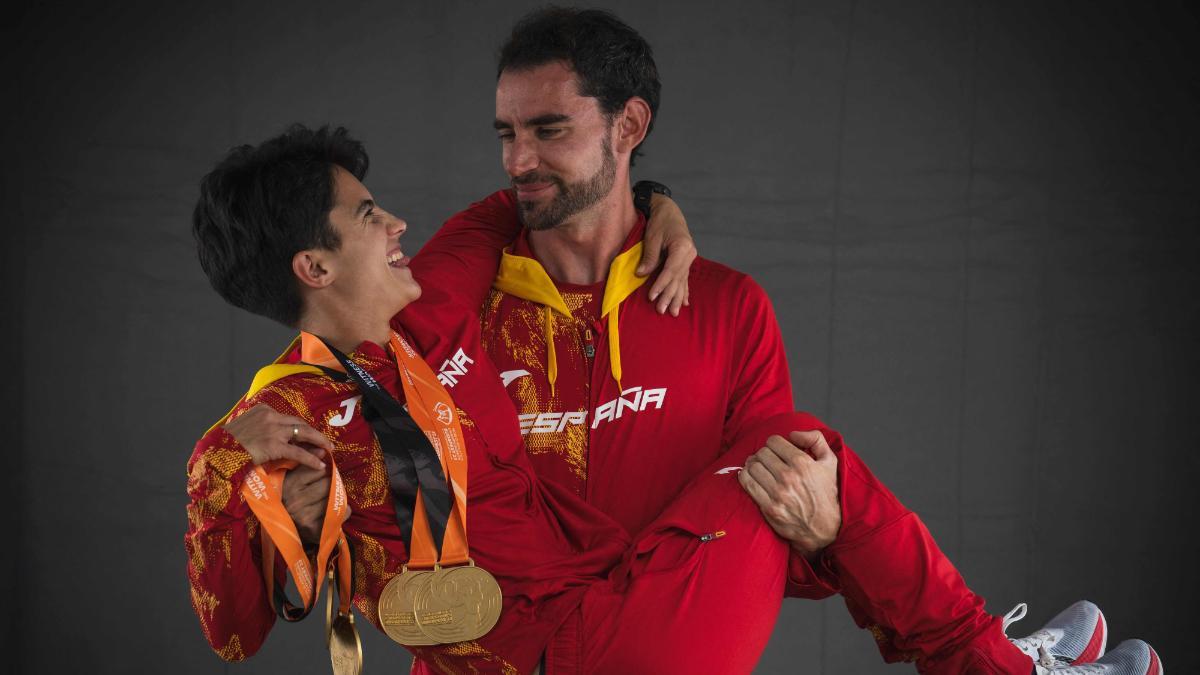 La felicidad de los dos nuevos héroes del deporte español