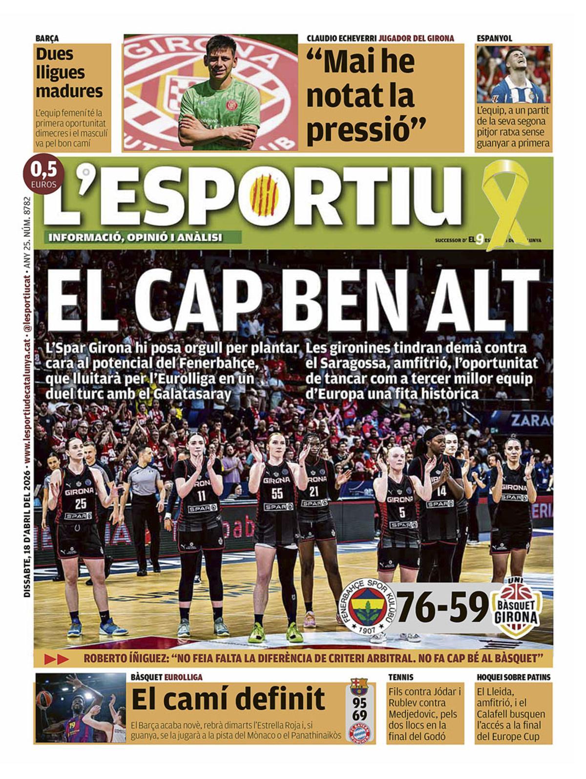 Las imágenes de las portadas de hoy