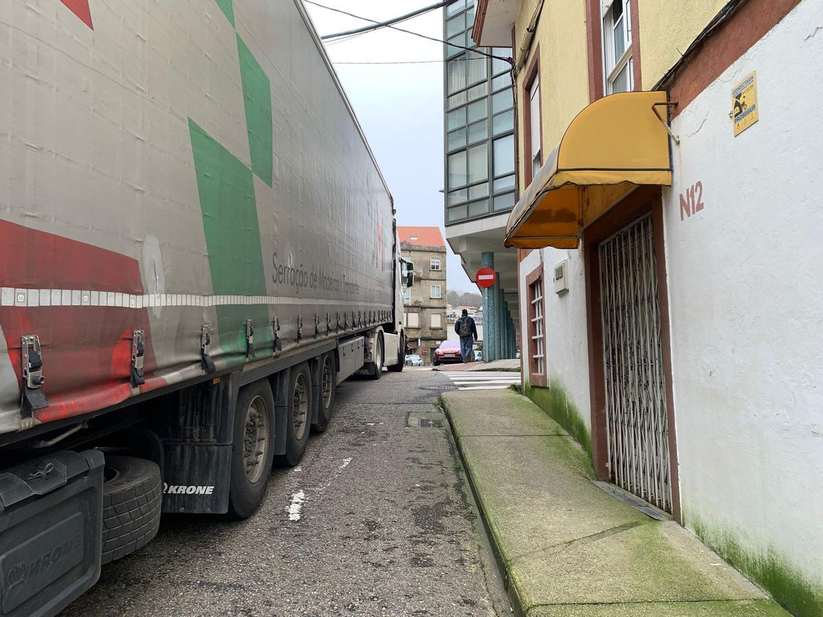 El camión portugués.