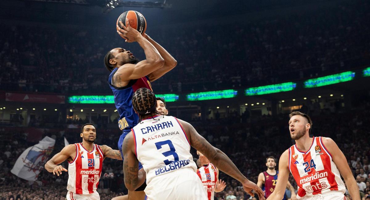 Kevin Punter fue el jugador clave del triunfo azulgrana