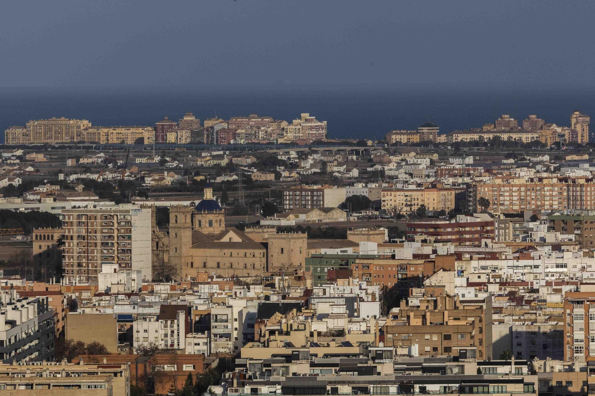 València a vista de pájaro (IV): desde el Eurostars Gran Valencia