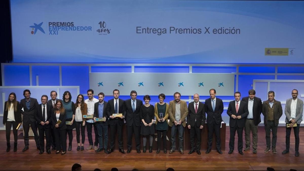 Entrega de los premios Emprendedor XXI.