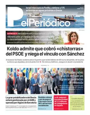 El Periódico La portada de EL PERIÓDICO del 1 de mayo de 2026