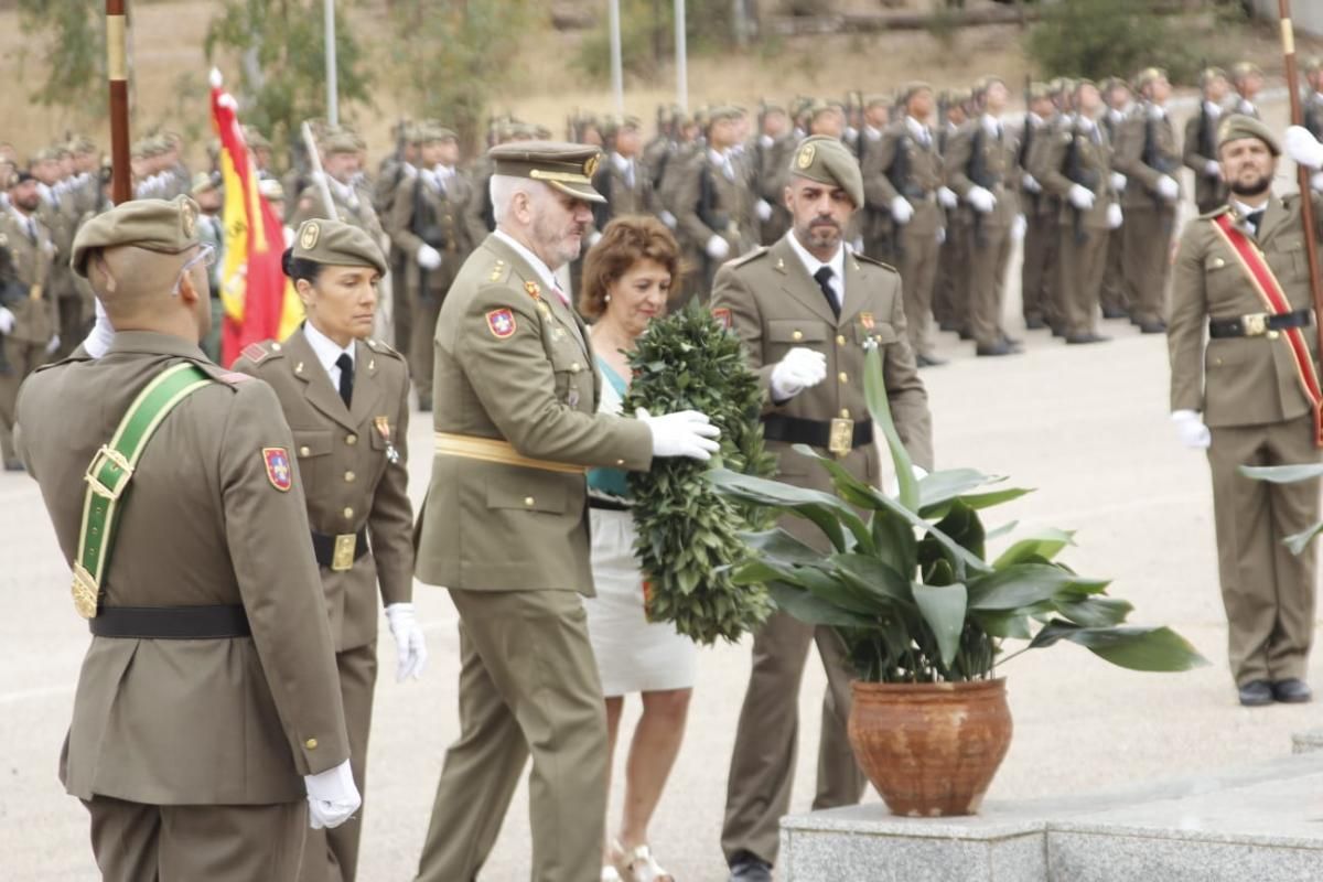 Jura de bandera en el Cefot de Cáceres