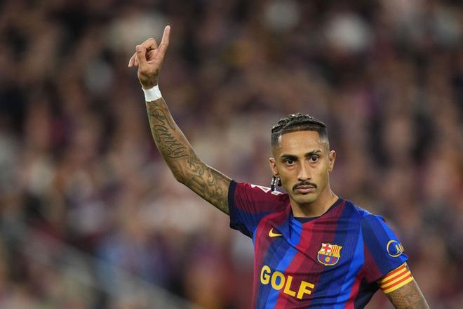 Raphinha iguala los números del mejor Messi