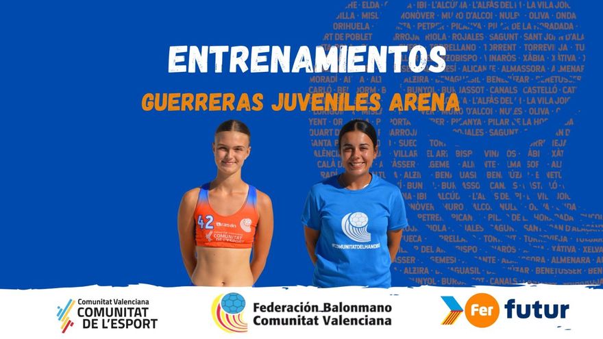 África Cruanyes y Elena Hierro, convocadas con las Guerreras Juveniles de la Arena