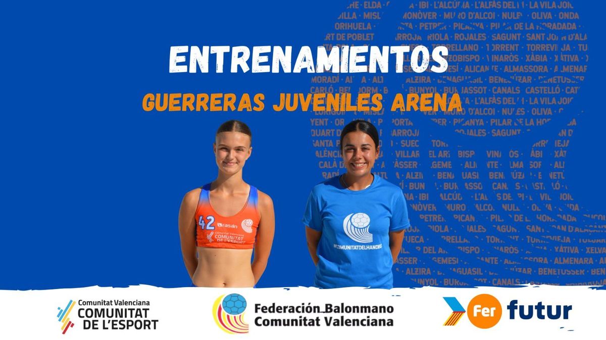 La #Comunitatdelhandbol contará con una representación muy especial en esta concentración: África Cruanyes Parra, jugadora del Club Handbol Xàbia y Elena Hierro, entrenadora del mismo club.