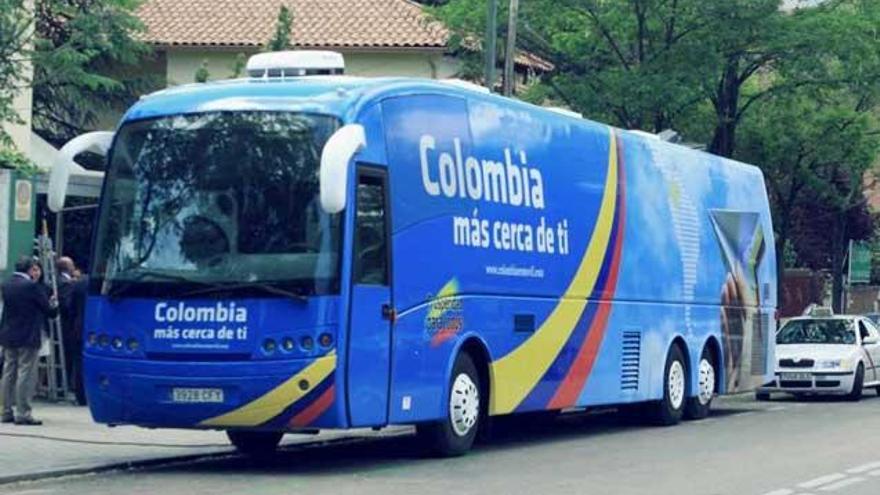 El Consulado móvil de Colombia, en una de sus salidas.
