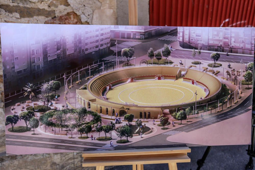 Así está la plaza de toros de Orihuela antes de se