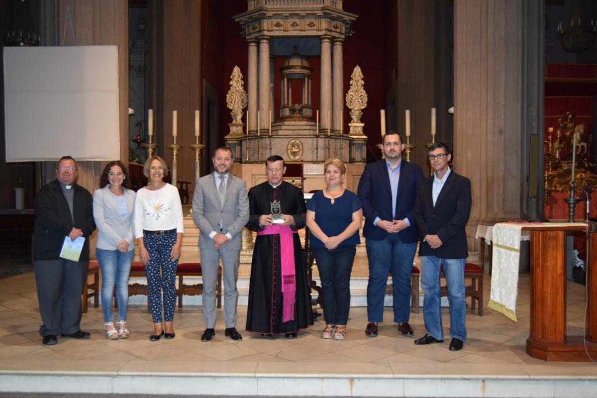 Un momento de la presentación de la obra de Cristóbal Pérez.