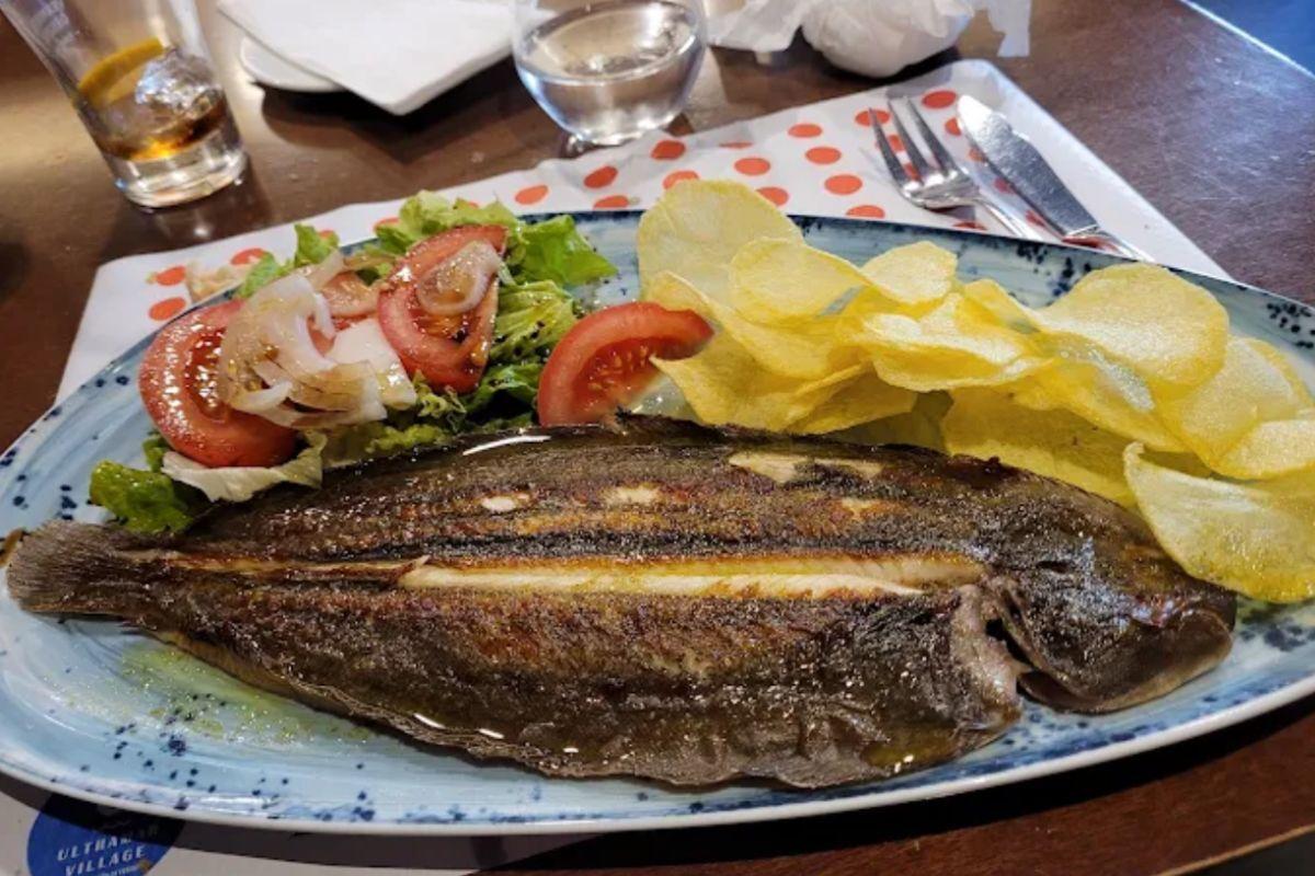 Uno de los pescados del restaurante Alfonso.