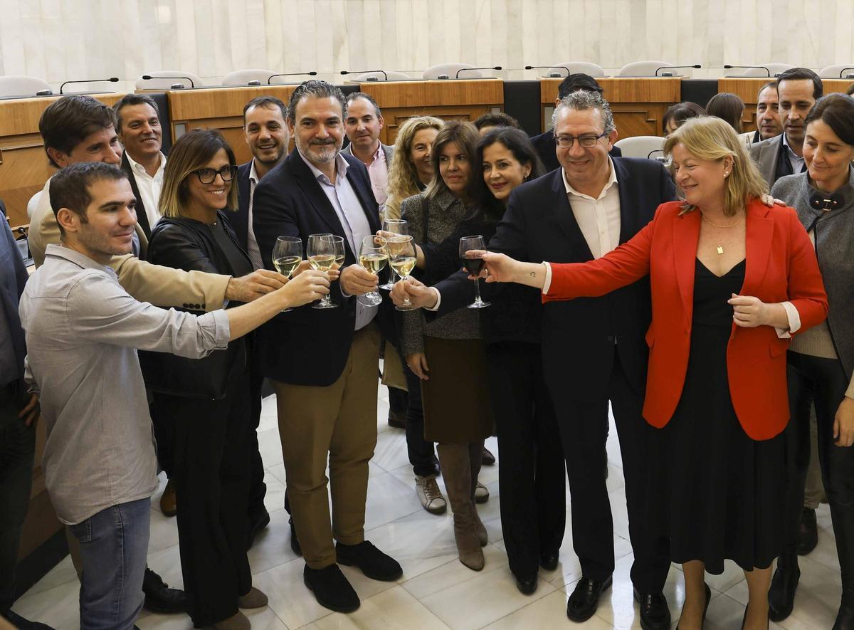Brindis navideño de la Diputación de Alicante