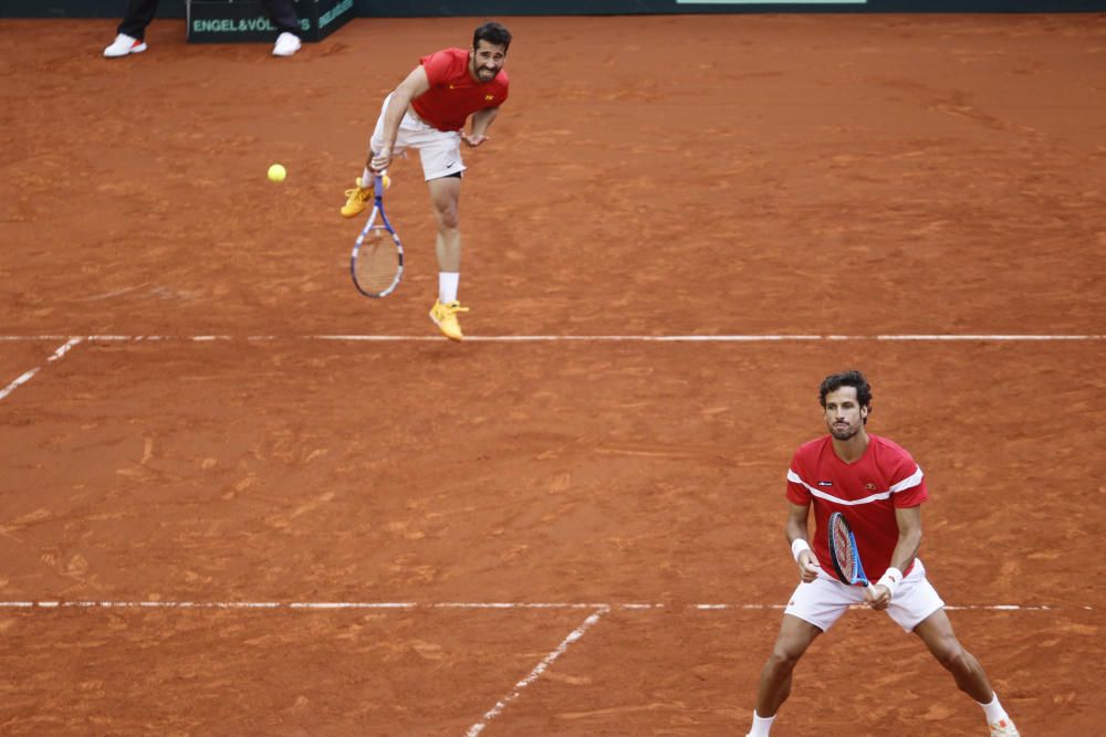 Partido de dobles España-Alemania