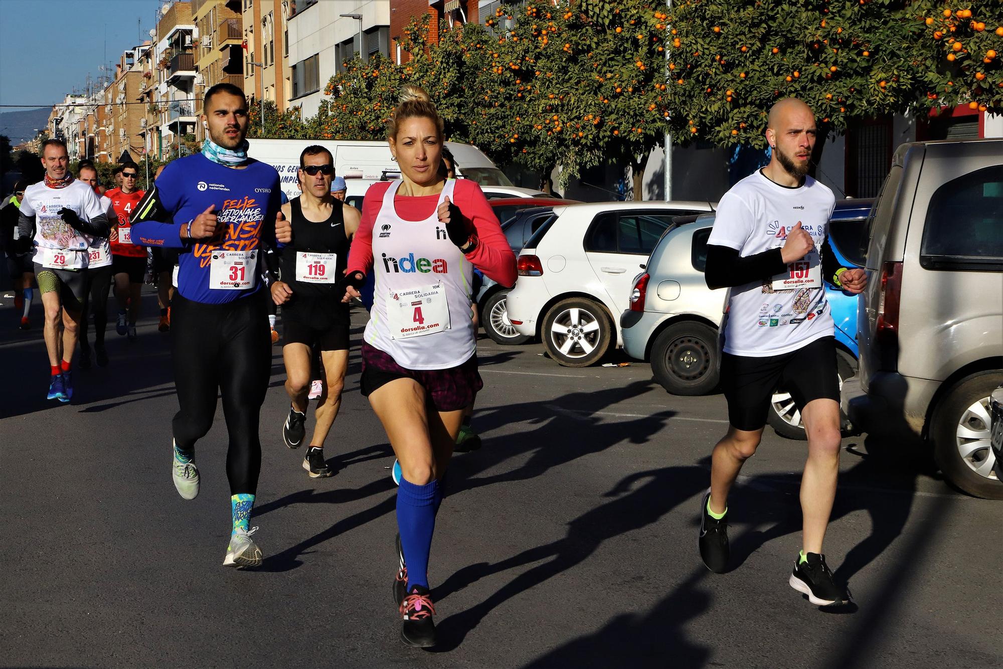 Carrera solidaria a favor del banco de alimentos de la parroquia de Fátima.