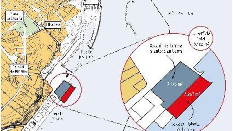 Puertos de Galicia contradice al Principado y afirma que la nave flotante en el Eo se mantiene