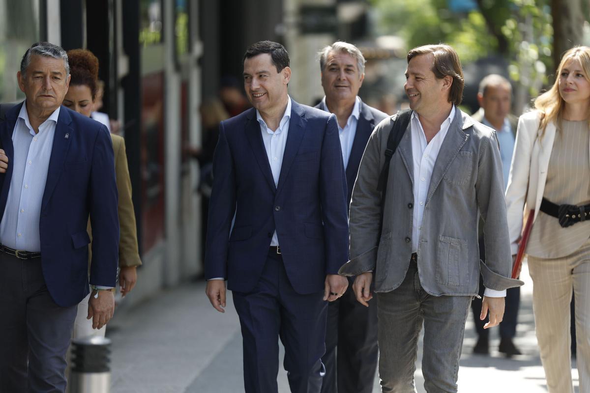 Juanma Moreno anuncia un govern en solitari sense Vox a Andalusia i descarta una repetició electoral: «El resultat del 17M és contundent»