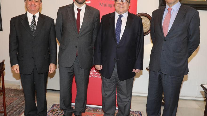 João Queiros y Jerónimo Pérez Casero, en el centro de la imagen.