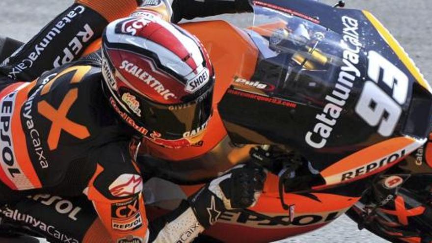 Márquez logra su tercera victoria consecutiva en Moto2