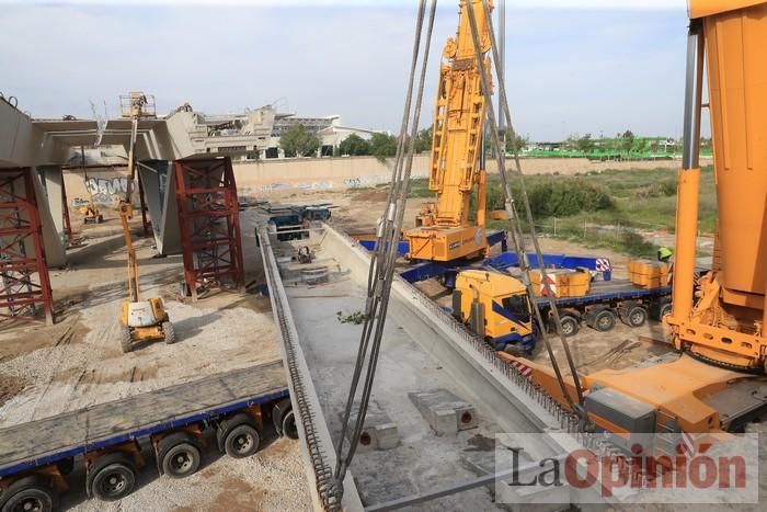 El nuevo puente en Lorca, a punto de terminar