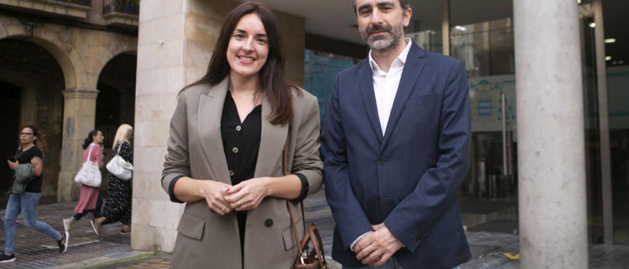 Elena M. Chorén y Santiago Giraldo. | María Fuentes