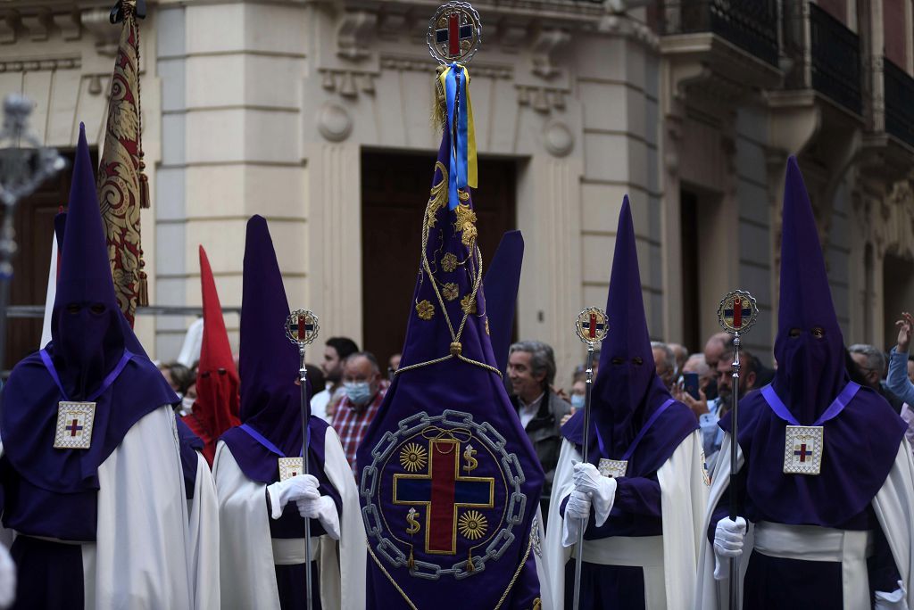 La procesión del Viernes Santo de Murcia, en imágenes