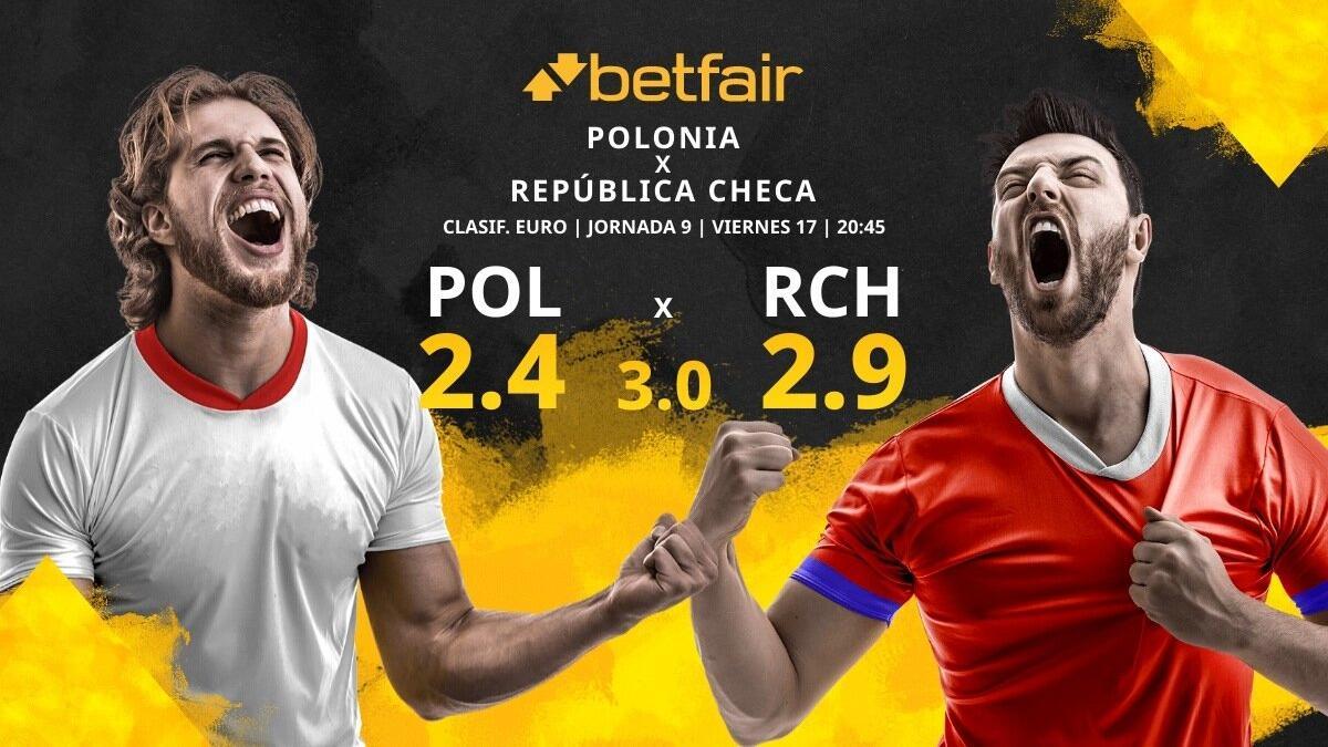 Polonia vs. República Checa: horario, TV, estadísticas, clasificación y pronósticos