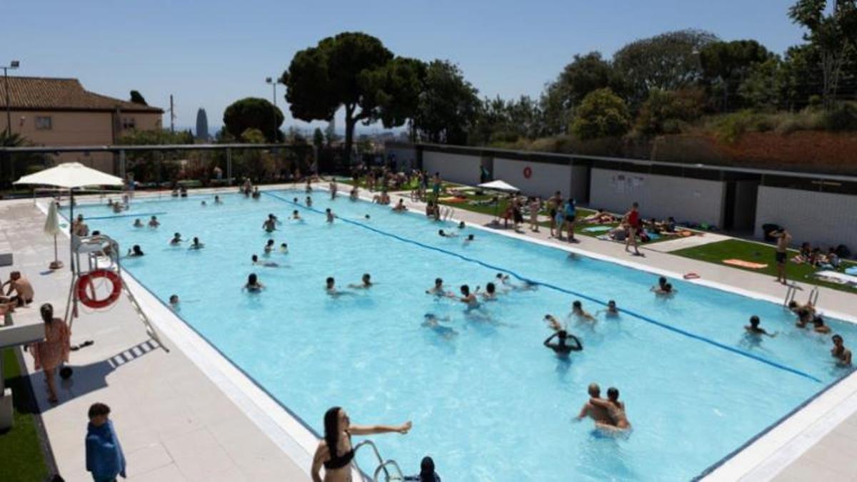Piscina de verano del CEM Guinardó