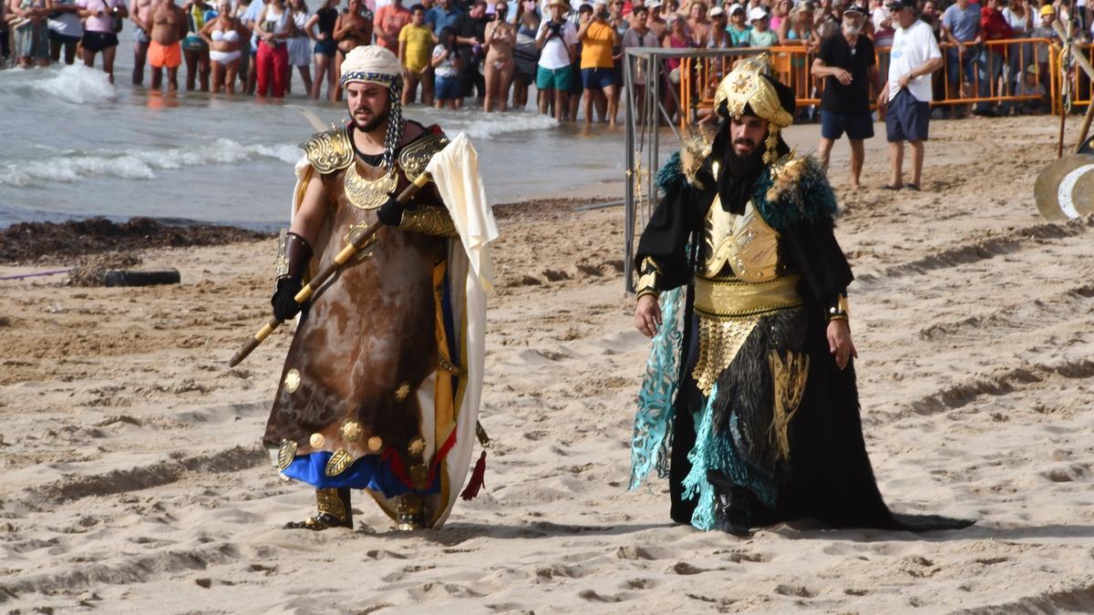 Un momento del Desembarco de Calp.