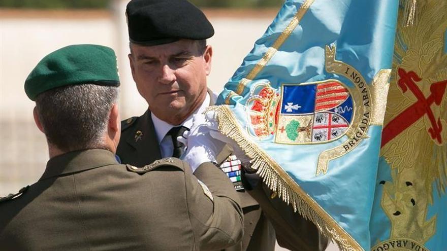 El General Martínez-Falero asume la jefatura de la Brigada Aragón I con lealtad