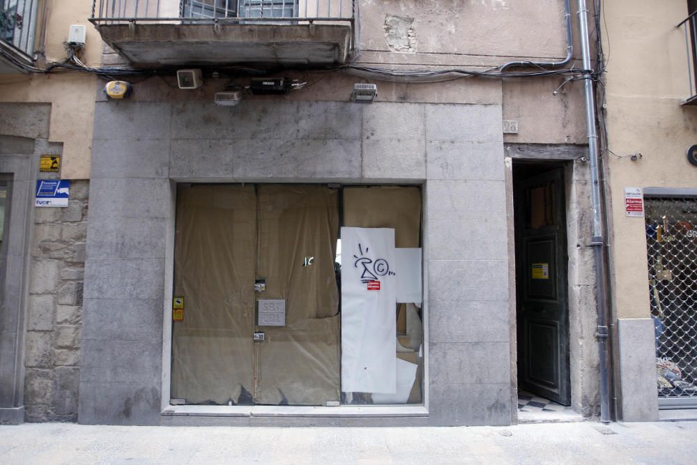 Muralla del carrer Argenteria de Girona