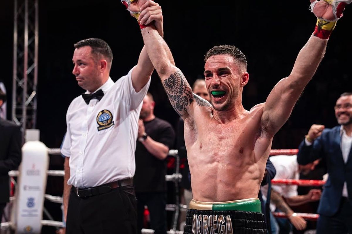Jairo Noriega tras ganar su combate en Vila-real.