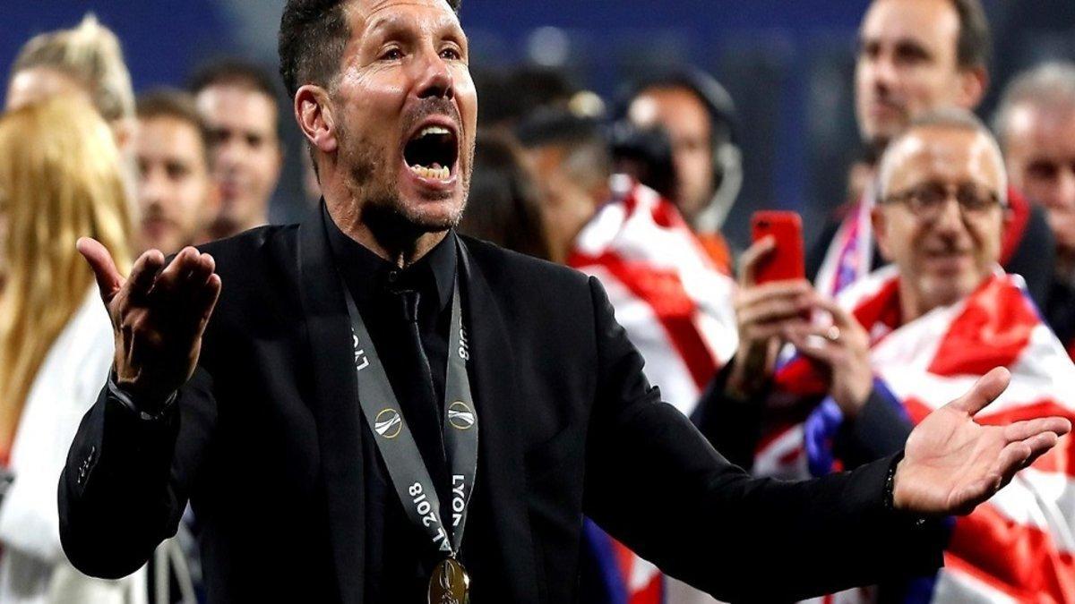 Diego Simeone felicita al Atlético Madrid por su cumpleaños