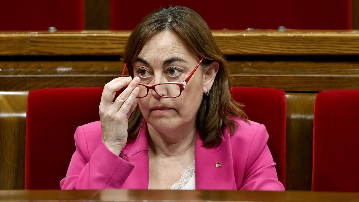 Sílvia Paneque, al Parlament de Catalunya.