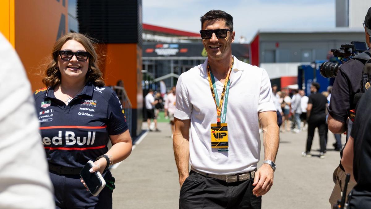 Lewandowski, presente en el Circuit de Barcelona-Catalunya