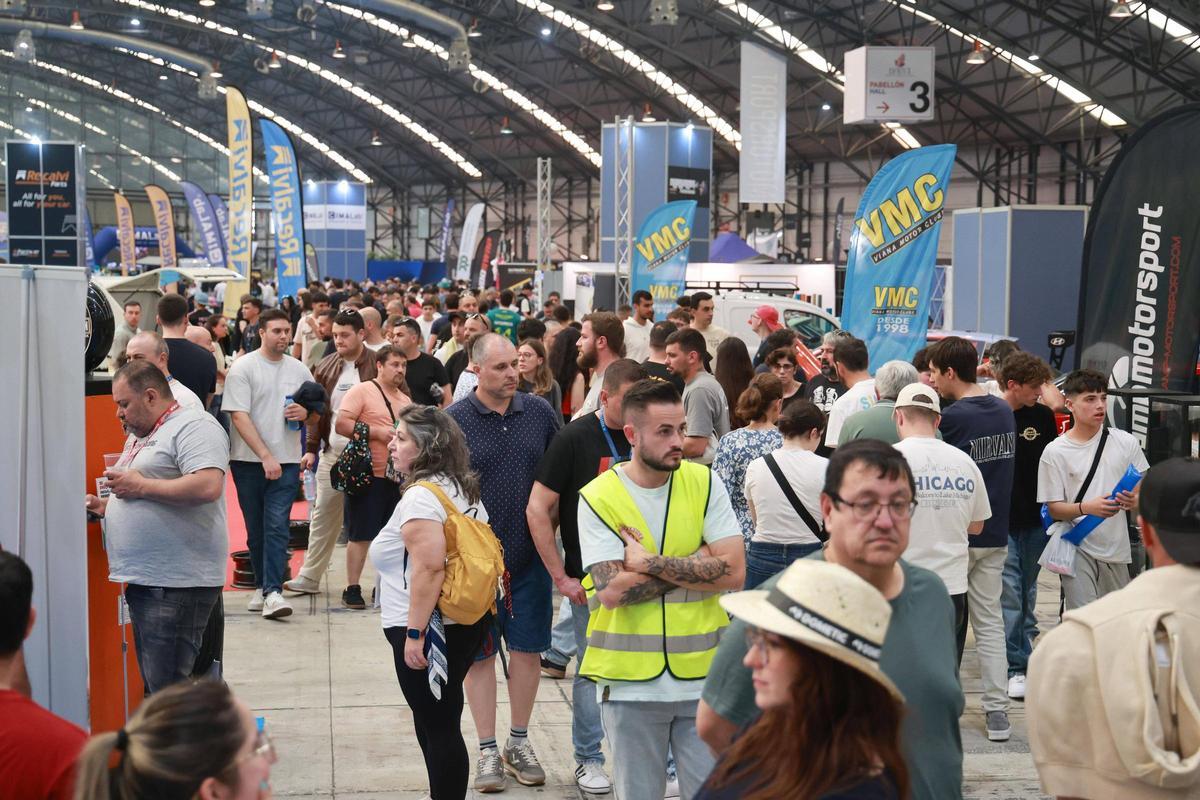 Visitantes de Galiexpo, este domingo