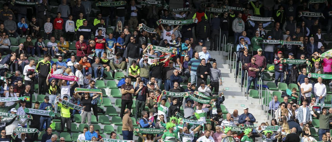 El último partido con público en el estadio Martínez Valero fue el 1 de marzo de 2020 en un Elche-Numancia