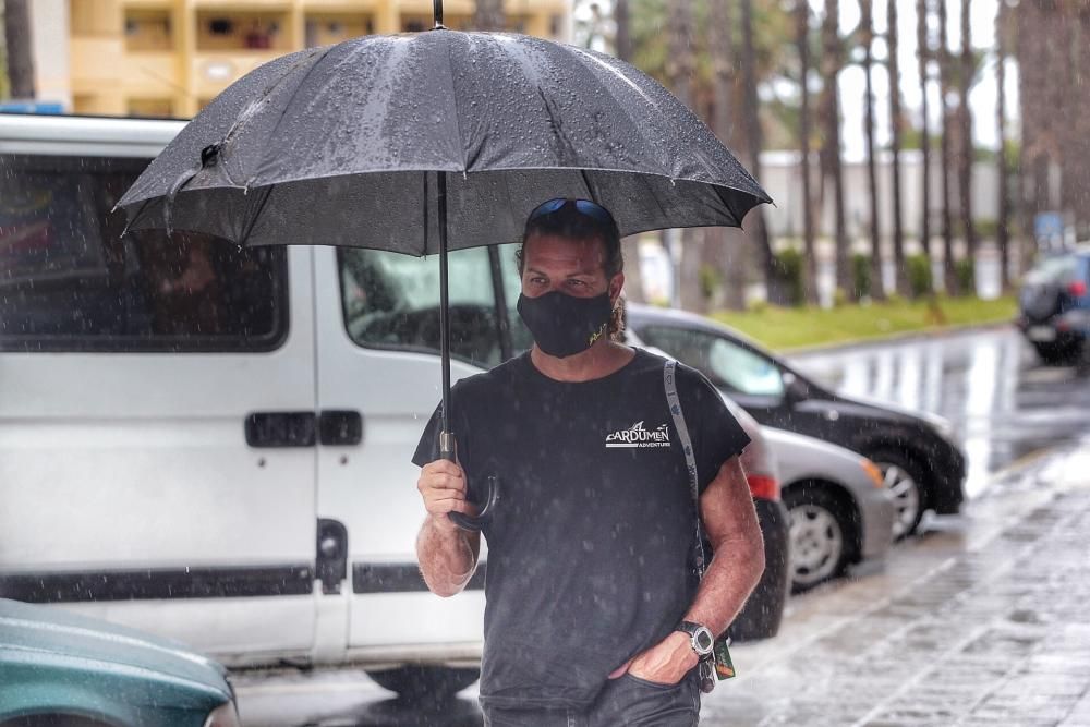 El norte de Tenerife vivió episodios de fuertes lluvias.