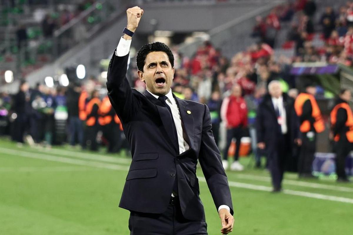 Nasser al-Khelaïfi celebra el pase a la final
