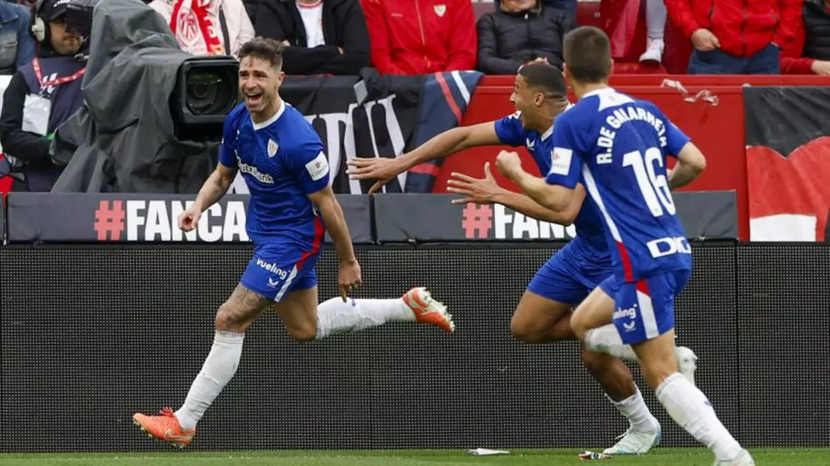 Yeray consolida al Athletic en puestos 'Champions' y rebaja la ilusi車n del Sevilla