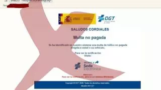 Prohibido abrir esta alerta de la DGT