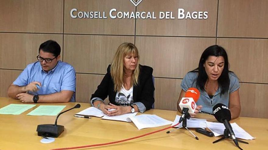 Víctor Marcos, Mercè Cardona i Adriana Delgado, en el balanç d&#039;ahir