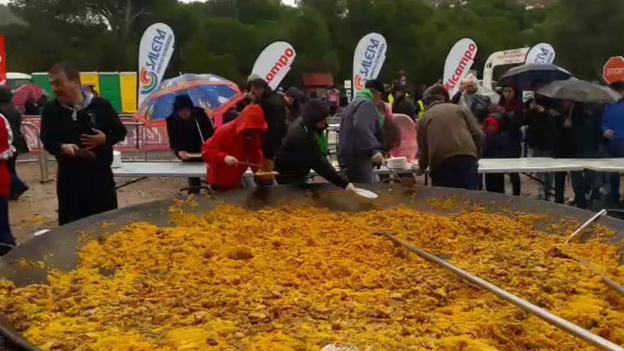 Paella multitudinaria de 'Mediterráneo' en la Magdalena