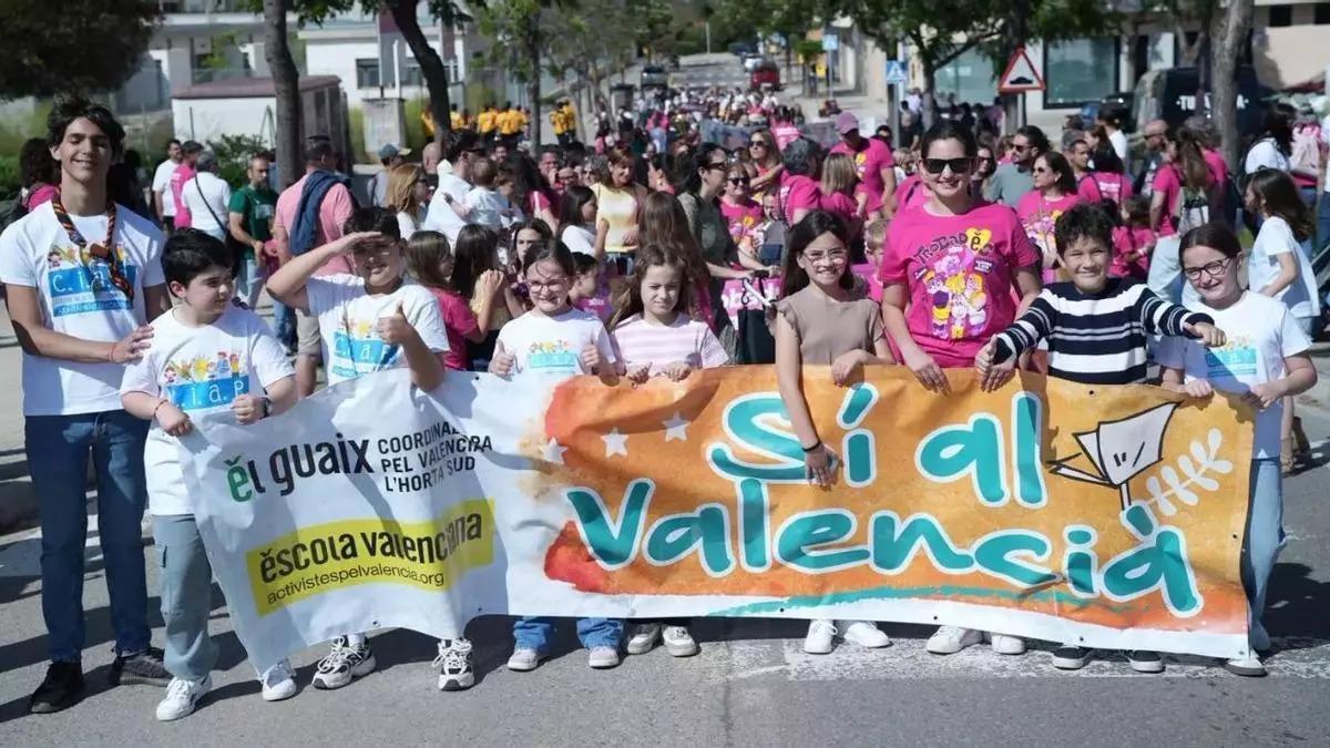 Trobada d'escoles en valencià en 2025 en Picassent.
