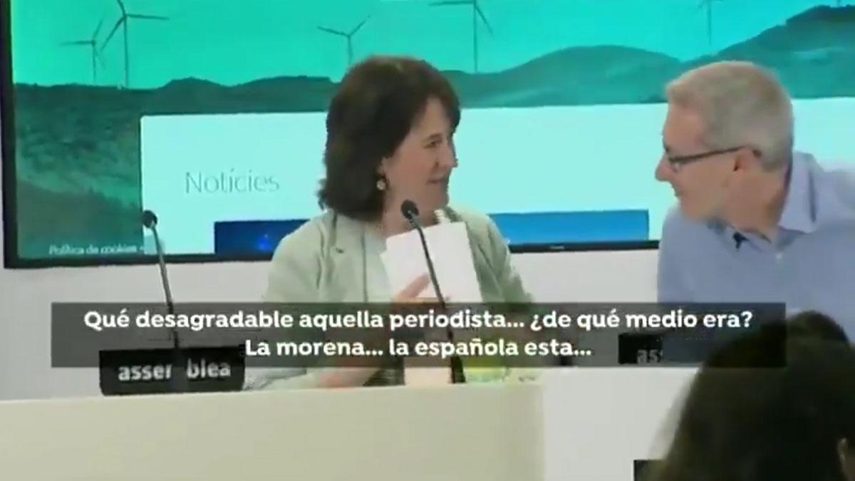 Elisenda Paluzie, pillada criticando a una periodista de A3: "¡Qué desagradable, la española esta!"