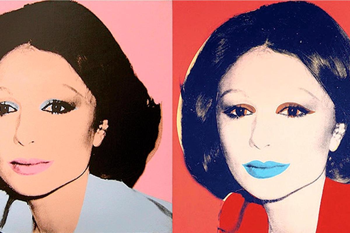 Farah Diba, retratada por Andy Warhol