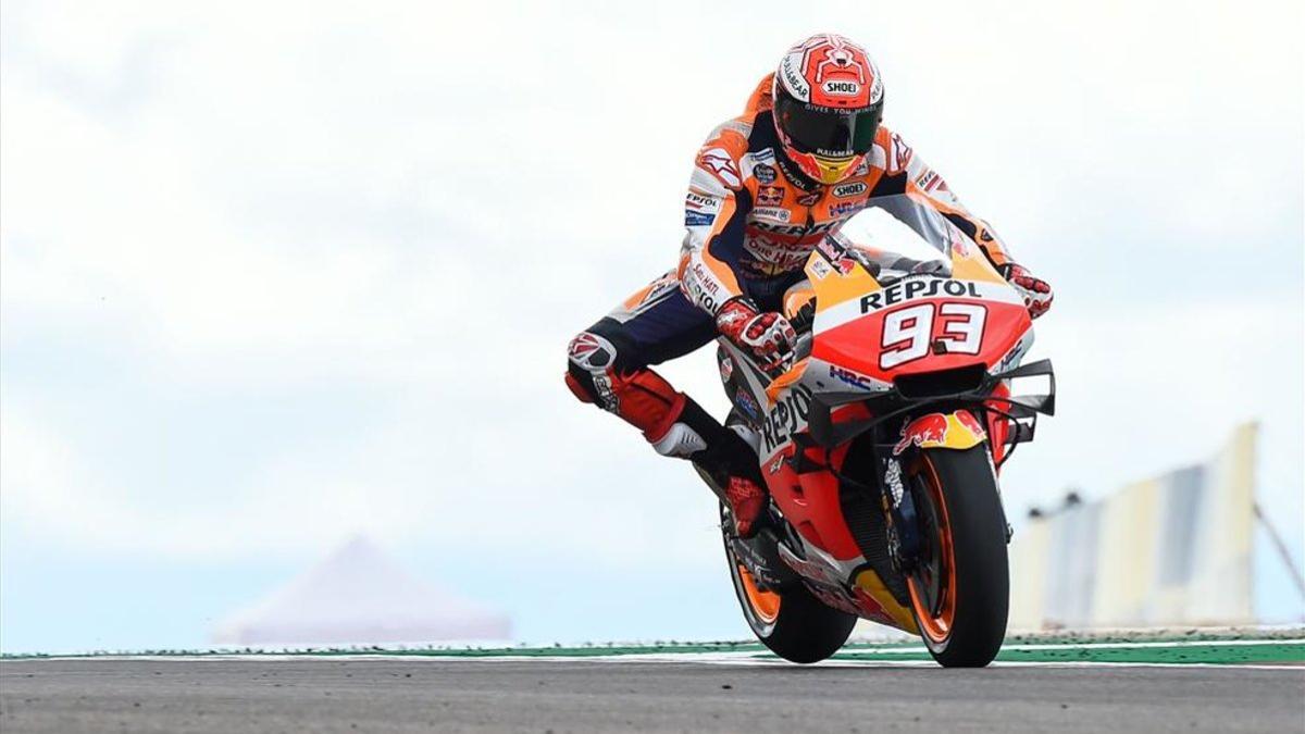 Márquez en acción